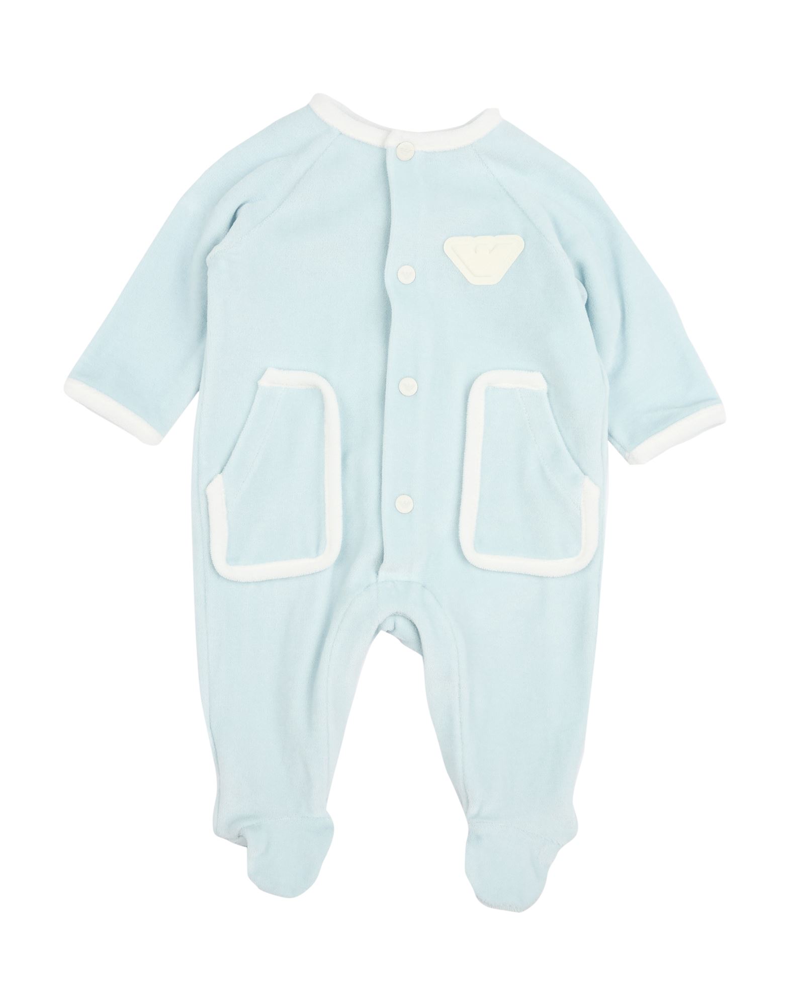 EMPORIO ARMANI Babystrampler & -latzhosen Kinder Himmelblau EMPORIO ARMANI Babystrampler & -latzhosen Kinder Himmelblau von EMPORIO ARMANI
