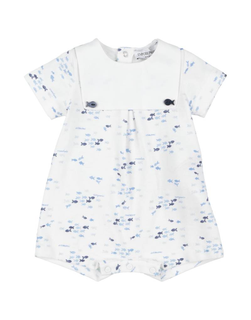 EMPORIO ARMANI Babystrampler & -latzhosen Kinder Weiß von EMPORIO ARMANI