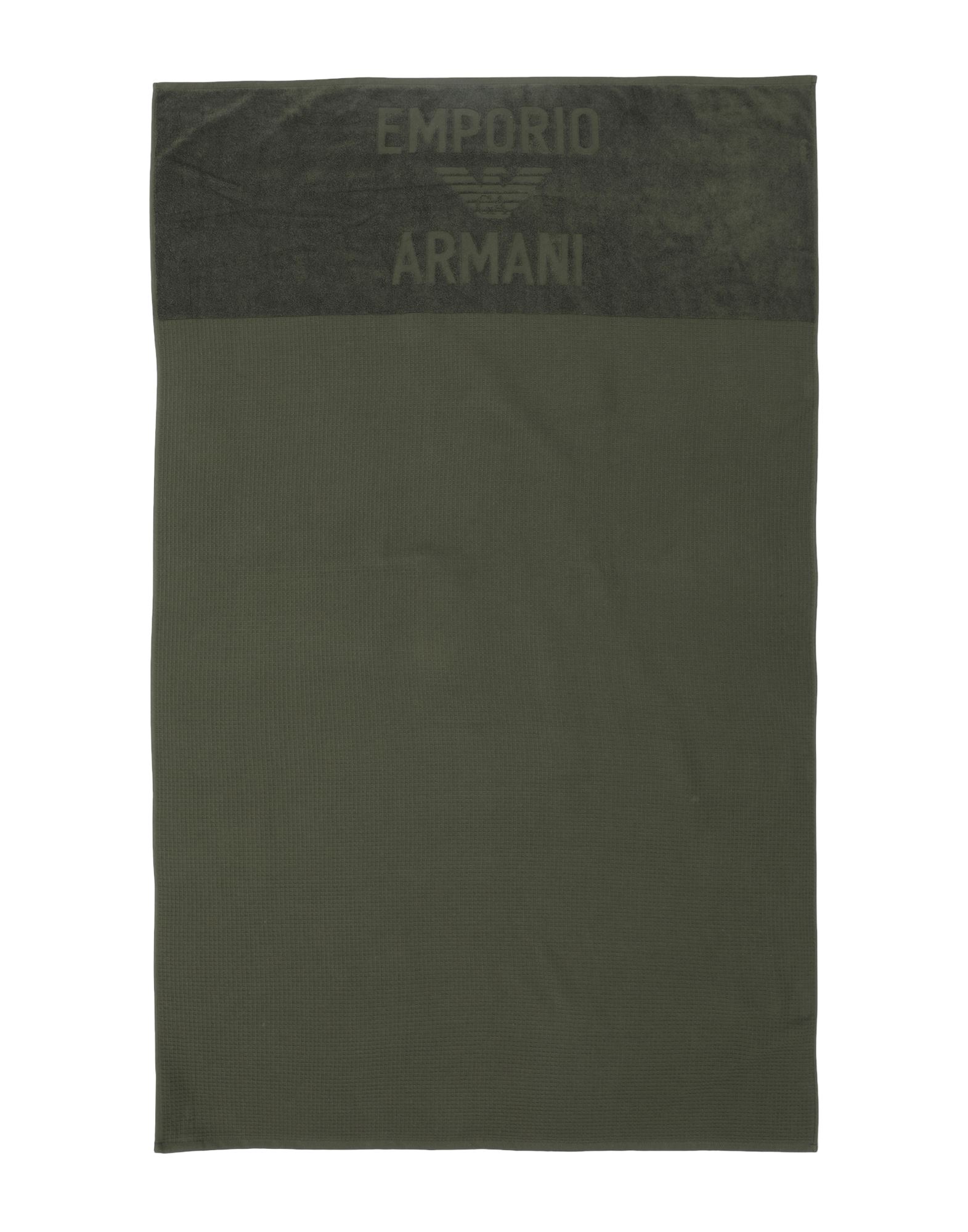 EMPORIO ARMANI Badetuch Unisex Militärgrün von EMPORIO ARMANI