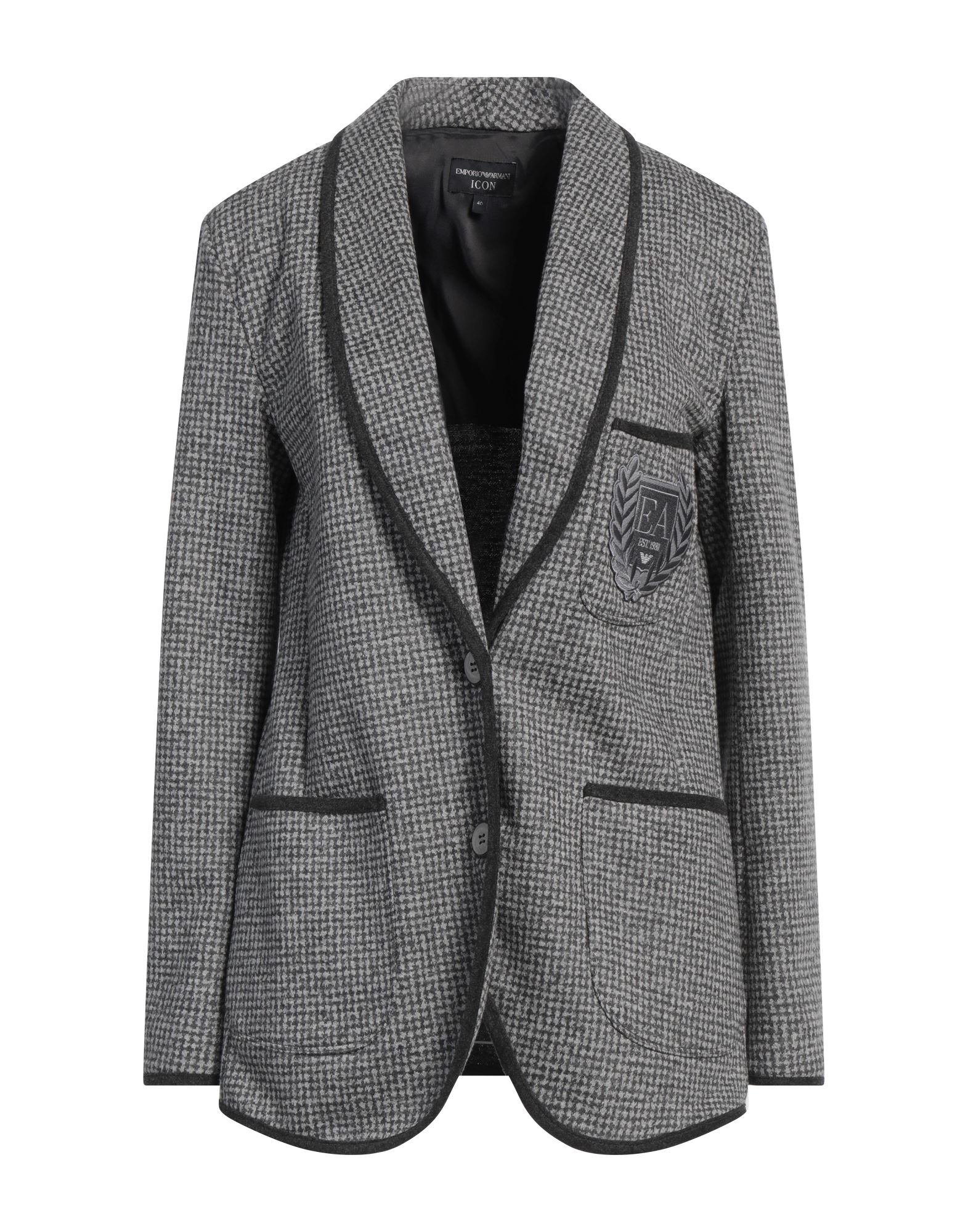 EMPORIO ARMANI Blazer Damen Grau von EMPORIO ARMANI
