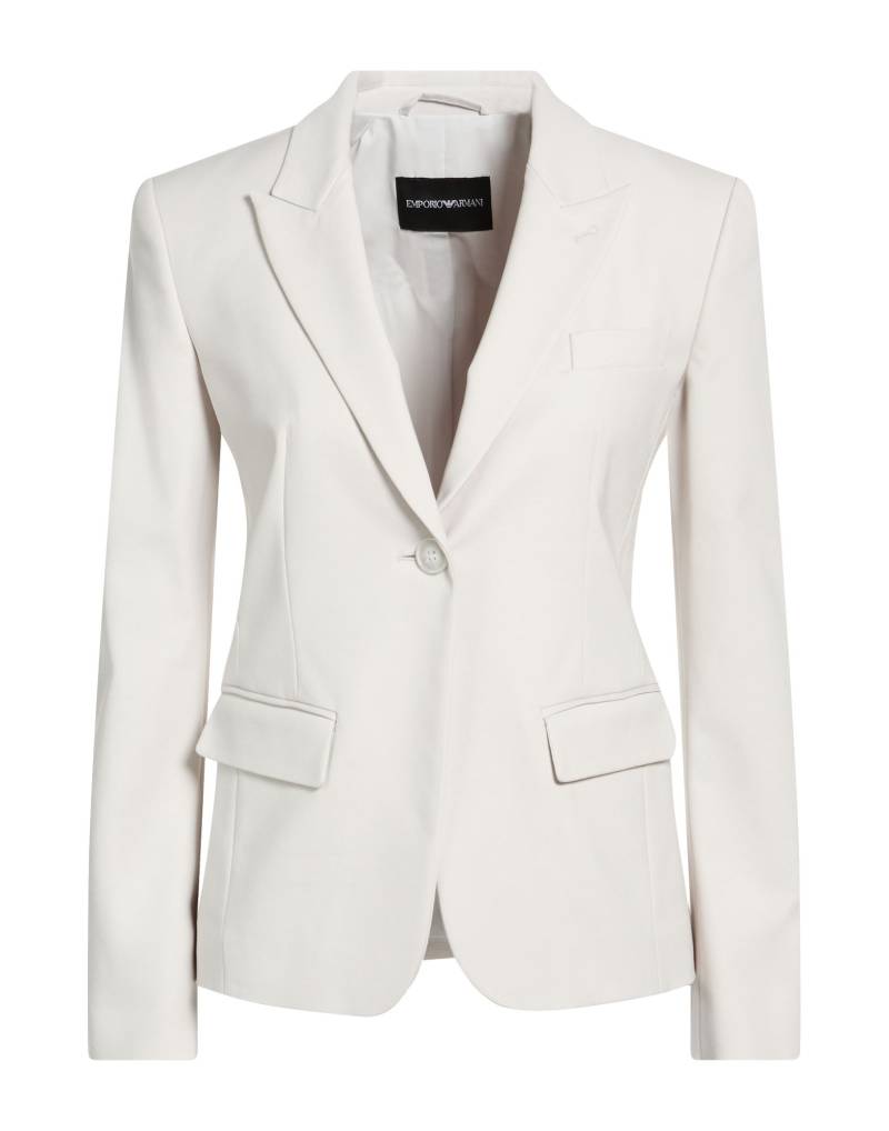 EMPORIO ARMANI Blazer Damen Hellgrau von EMPORIO ARMANI