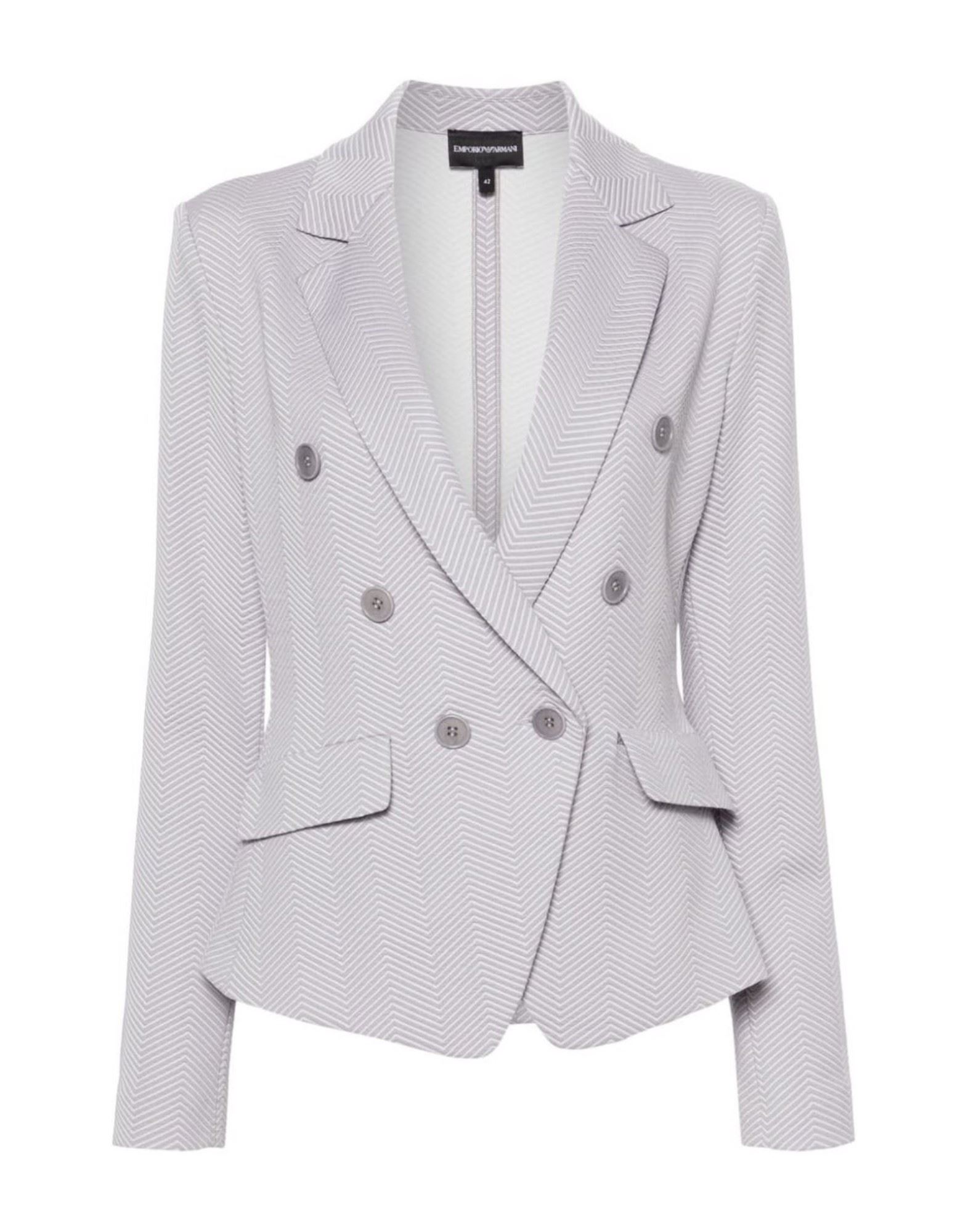 EMPORIO ARMANI Blazer Damen Hellgrau von EMPORIO ARMANI