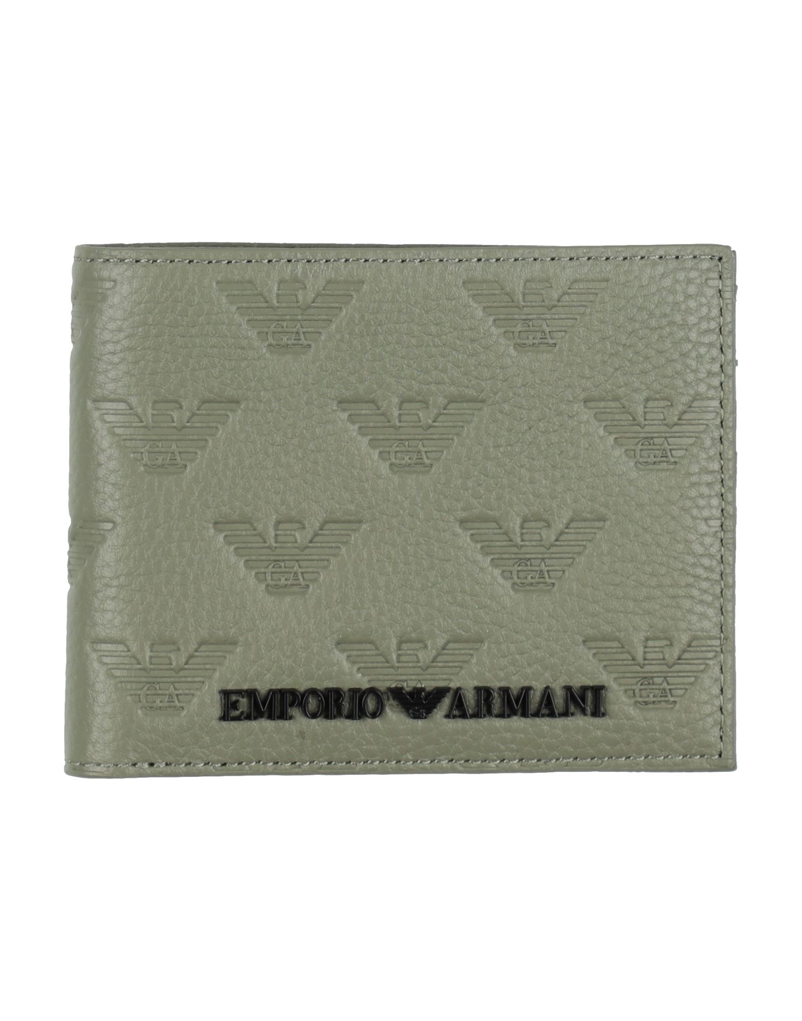 EMPORIO ARMANI Brieftasche Herren Militärgrün von EMPORIO ARMANI