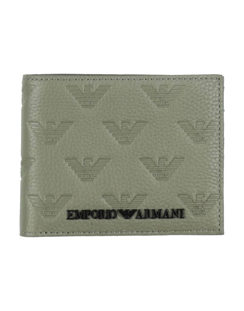 EMPORIO ARMANI Brieftasche Herren Militärgrün von EMPORIO ARMANI