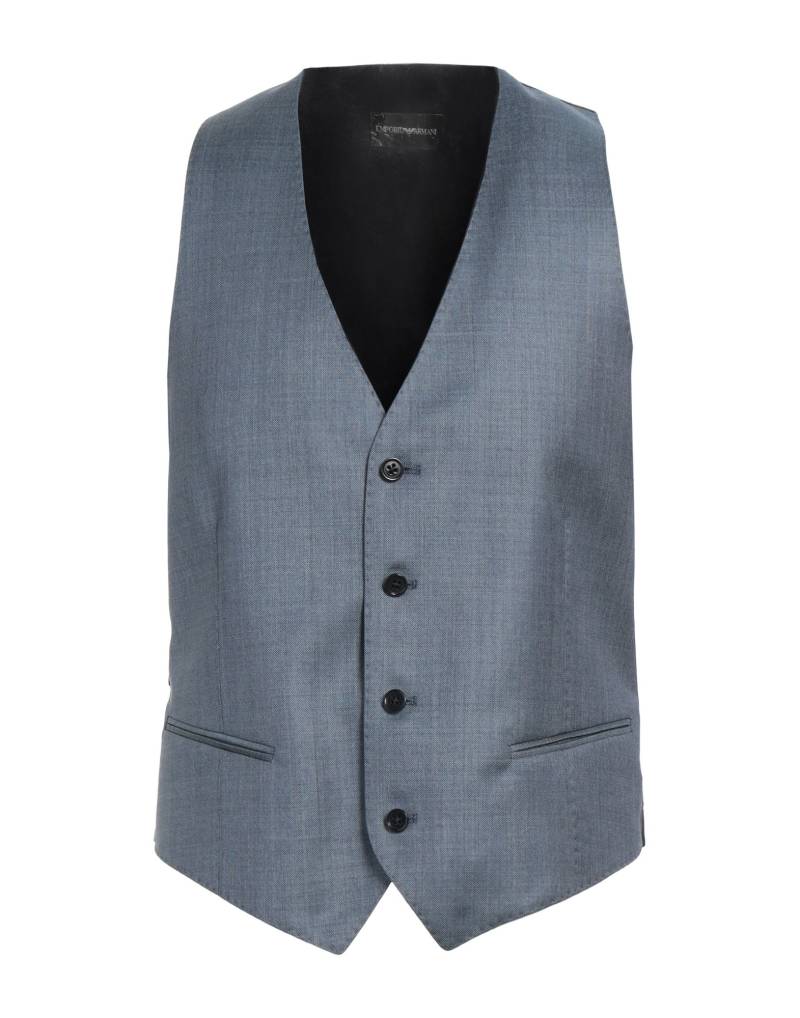 EMPORIO ARMANI Couture-weste Herren Marineblau von EMPORIO ARMANI