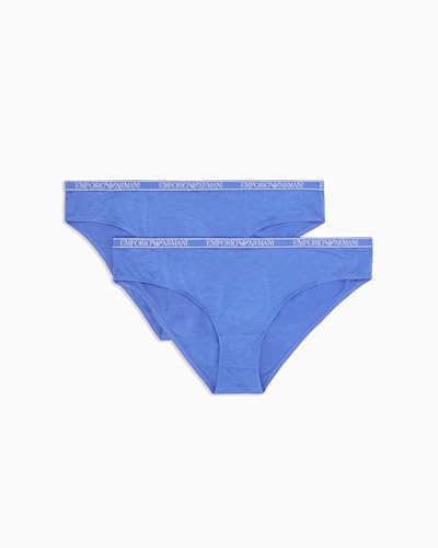 EMPORIO ARMANI Damen 2-Pack Brief Boxershorts, Lapis/Lapis, S von EMPORIO ARMANI