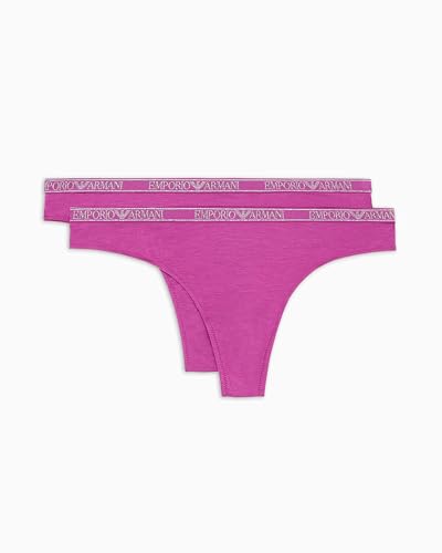 EMPORIO ARMANI Damen 2-Pack Thong Tangahöschen, BOUGANVILLE/BOUGANVI, S EMPORIO ARMANI Damen 2-Pack Thong Tangahöschen, BOUGANVILLE/BOUGANVI, S von EMPORIO ARMANI
