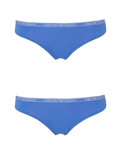 EMPORIO ARMANI Damen 2-Pack Thong Tangahöschen, Lapis/Lapis, L von Emporio Armani
