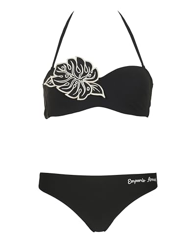 EMPORIO ARMANI Damen Bandeau Bikini-Set, Schwarz, M EMPORIO ARMANI Damen Bandeau Bikini-Set, Schwarz, M von EMPORIO ARMANI