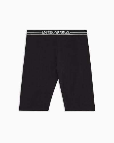 EMPORIO ARMANI Damen Biker Shorts Trainingshose, Schwarz, Medium von EMPORIO ARMANI