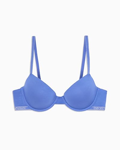 EMPORIO ARMANI Damen Bra Removable Pads Push-up-BH, Lapislazzuli, 80B von EMPORIO ARMANI