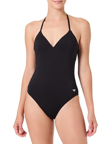 EMPORIO ARMANI Damen One Piece Swimsuit Badeanzug, Schwarz, M EMPORIO ARMANI Damen One Piece Swimsuit Badeanzug, Schwarz, M von EMPORIO ARMANI
