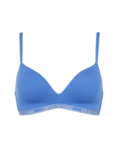EMPORIO ARMANI Damen Padded Triangle Bra Gepolsterter BH, Lapislazzuli, S von EMPORIO ARMANI