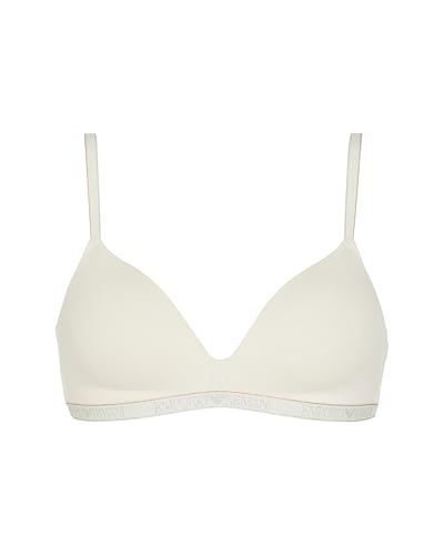EMPORIO ARMANI Damen Padded Triangle Bra Gepolsterter BH, weiß, M von EMPORIO ARMANI