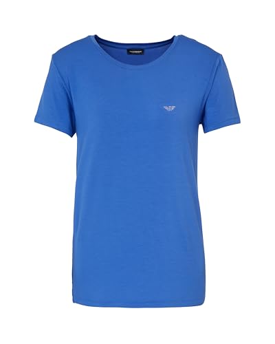 EMPORIO ARMANI Damen S/Sleeve Crew Neck T-Shirt, Lapislazzuli, 42 von EMPORIO ARMANI