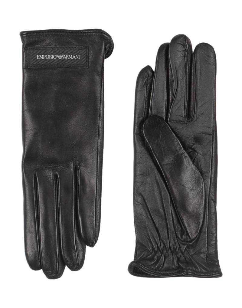 EMPORIO ARMANI Handschuhe Damen Schwarz von EMPORIO ARMANI