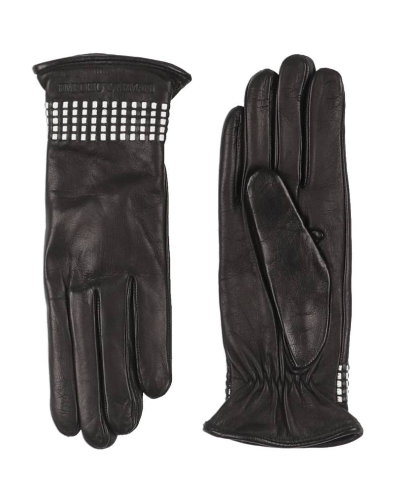 EMPORIO ARMANI Handschuhe Damen Schwarz von EMPORIO ARMANI