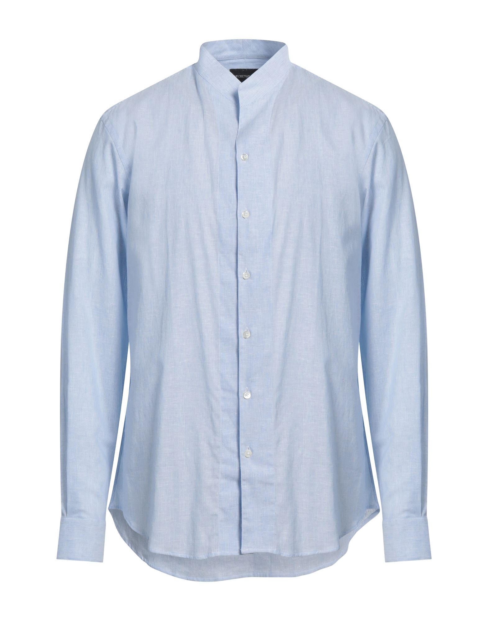 EMPORIO ARMANI Hemd Herren Azurblau von EMPORIO ARMANI