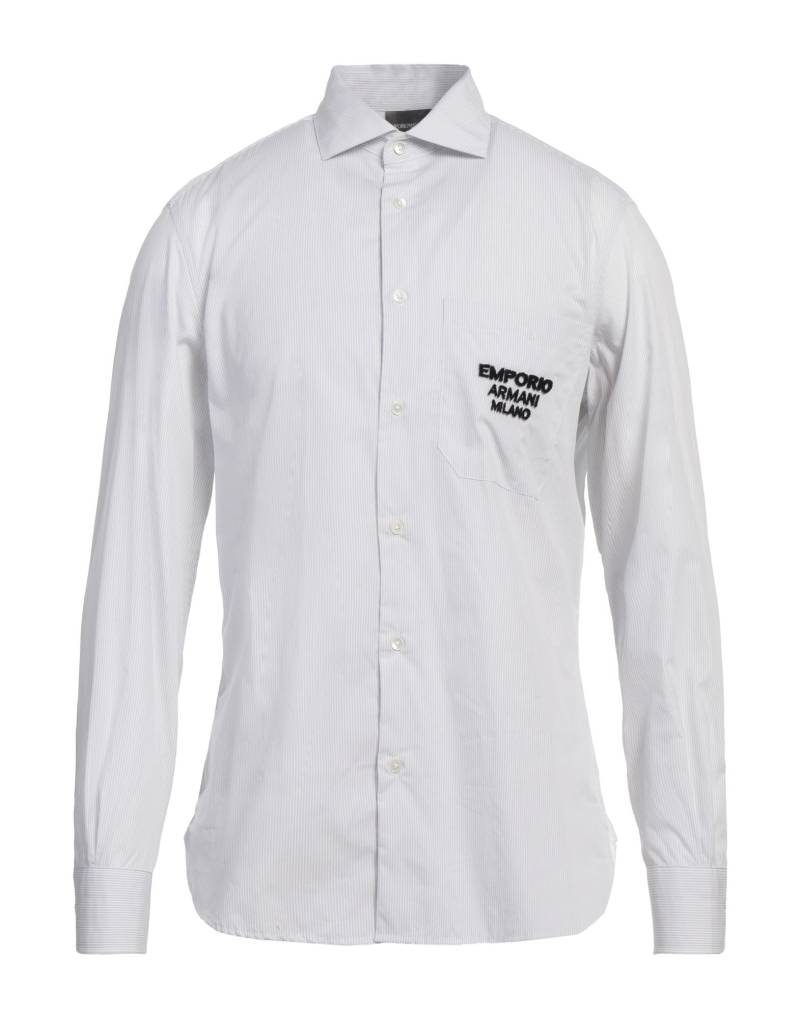EMPORIO ARMANI Hemd Herren Hellgrau von EMPORIO ARMANI