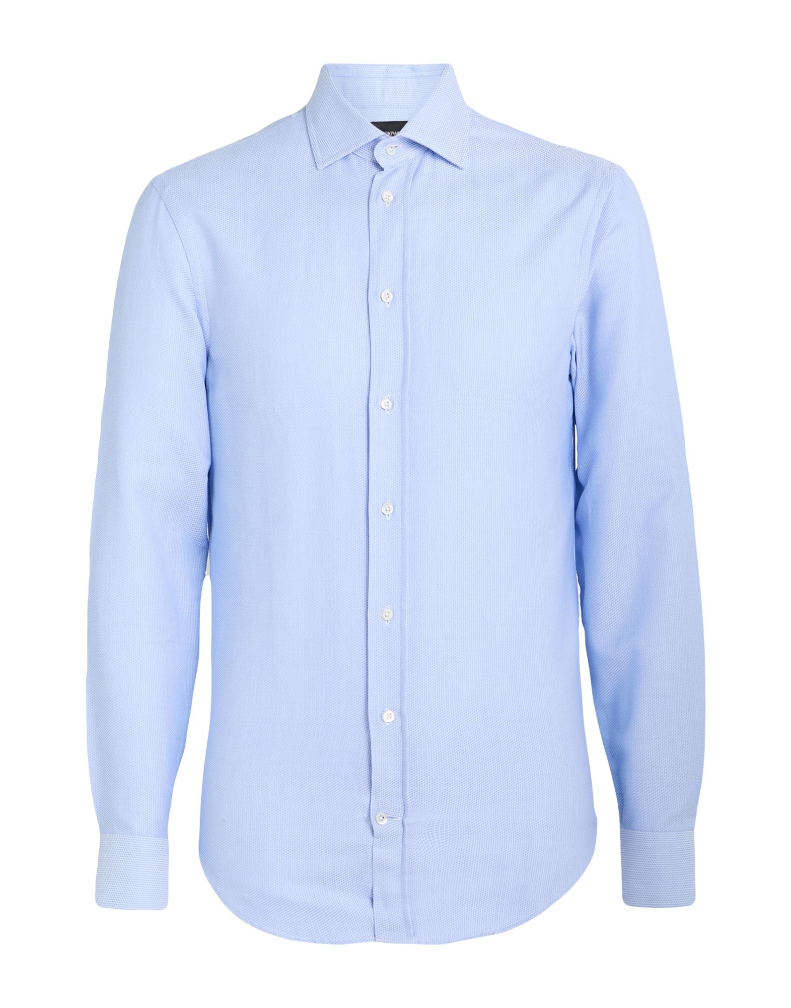 EMPORIO ARMANI Hemd Herren Himmelblau von EMPORIO ARMANI