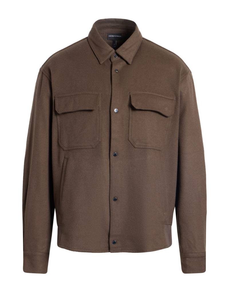 EMPORIO ARMANI Hemd Herren Khaki von EMPORIO ARMANI