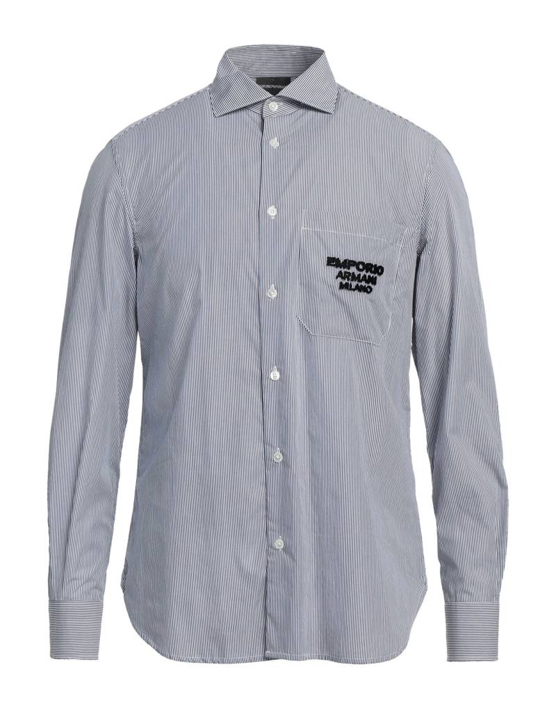 EMPORIO ARMANI Hemd Herren Nachtblau von EMPORIO ARMANI