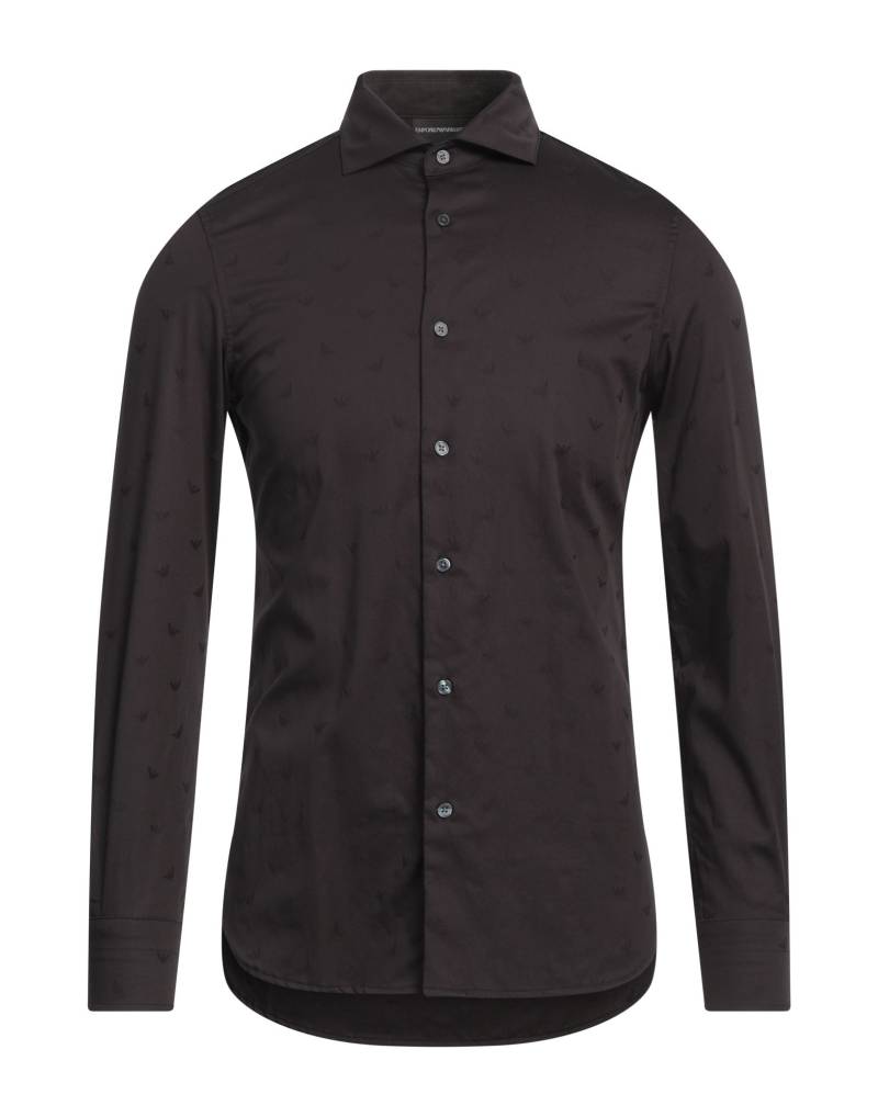 EMPORIO ARMANI Hemd Herren Schwarz von EMPORIO ARMANI