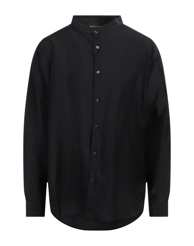 EMPORIO ARMANI Hemd Herren Schwarz von EMPORIO ARMANI