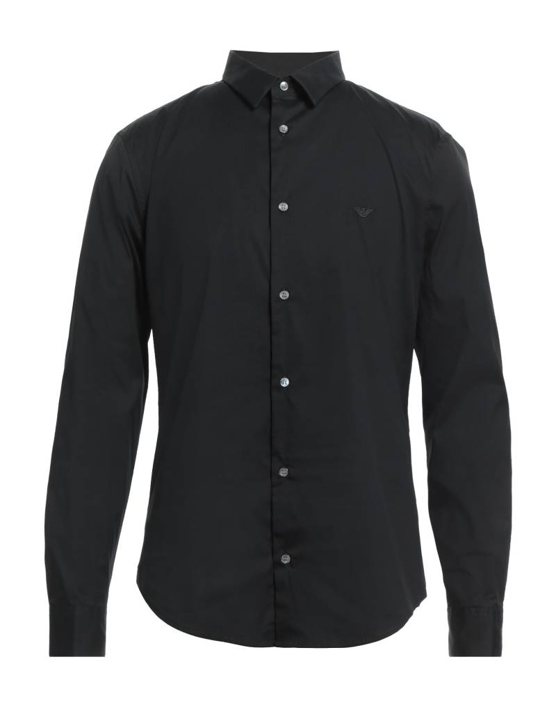 EMPORIO ARMANI Hemd Herren Schwarz von EMPORIO ARMANI