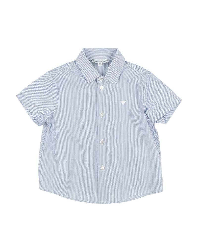 EMPORIO ARMANI Hemd Kinder Azurblau von EMPORIO ARMANI