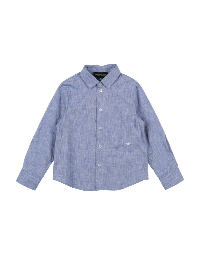 EMPORIO ARMANI Hemd Kinder Azurblau von EMPORIO ARMANI