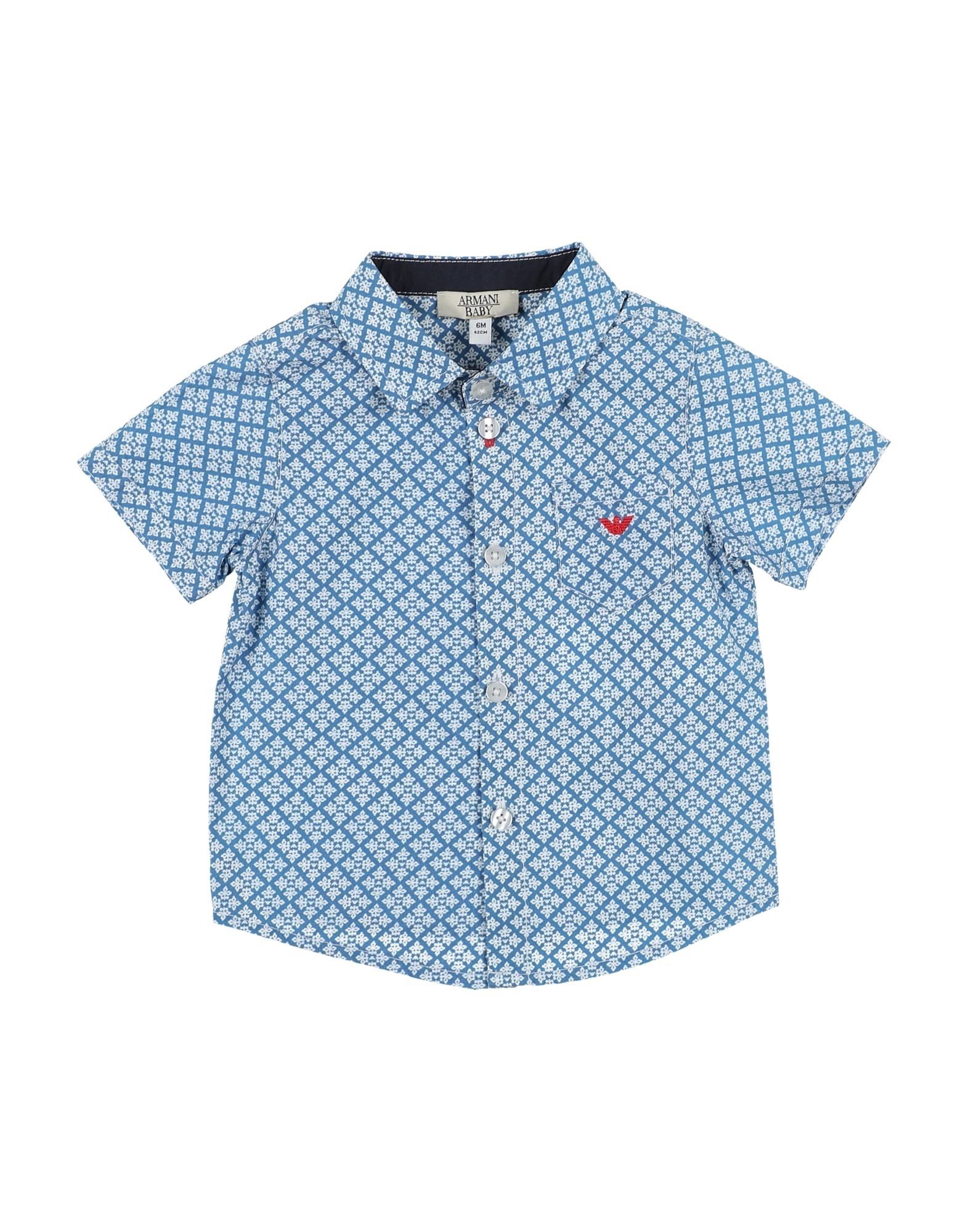 EMPORIO ARMANI Hemd Kinder Blau von EMPORIO ARMANI