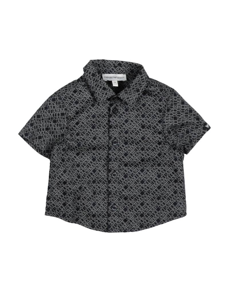 EMPORIO ARMANI Hemd Kinder Braungrau von EMPORIO ARMANI