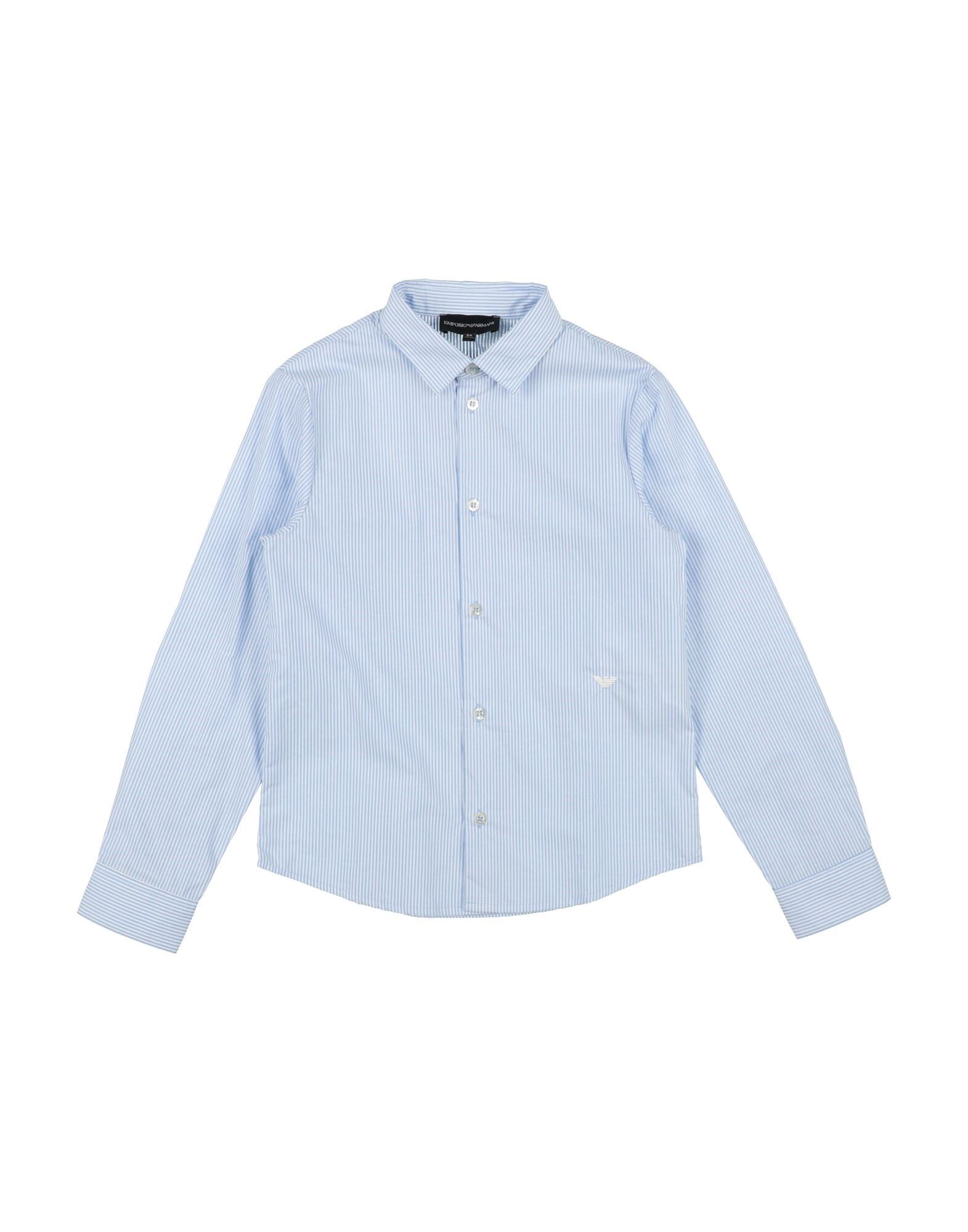 EMPORIO ARMANI Hemd Kinder Himmelblau von EMPORIO ARMANI