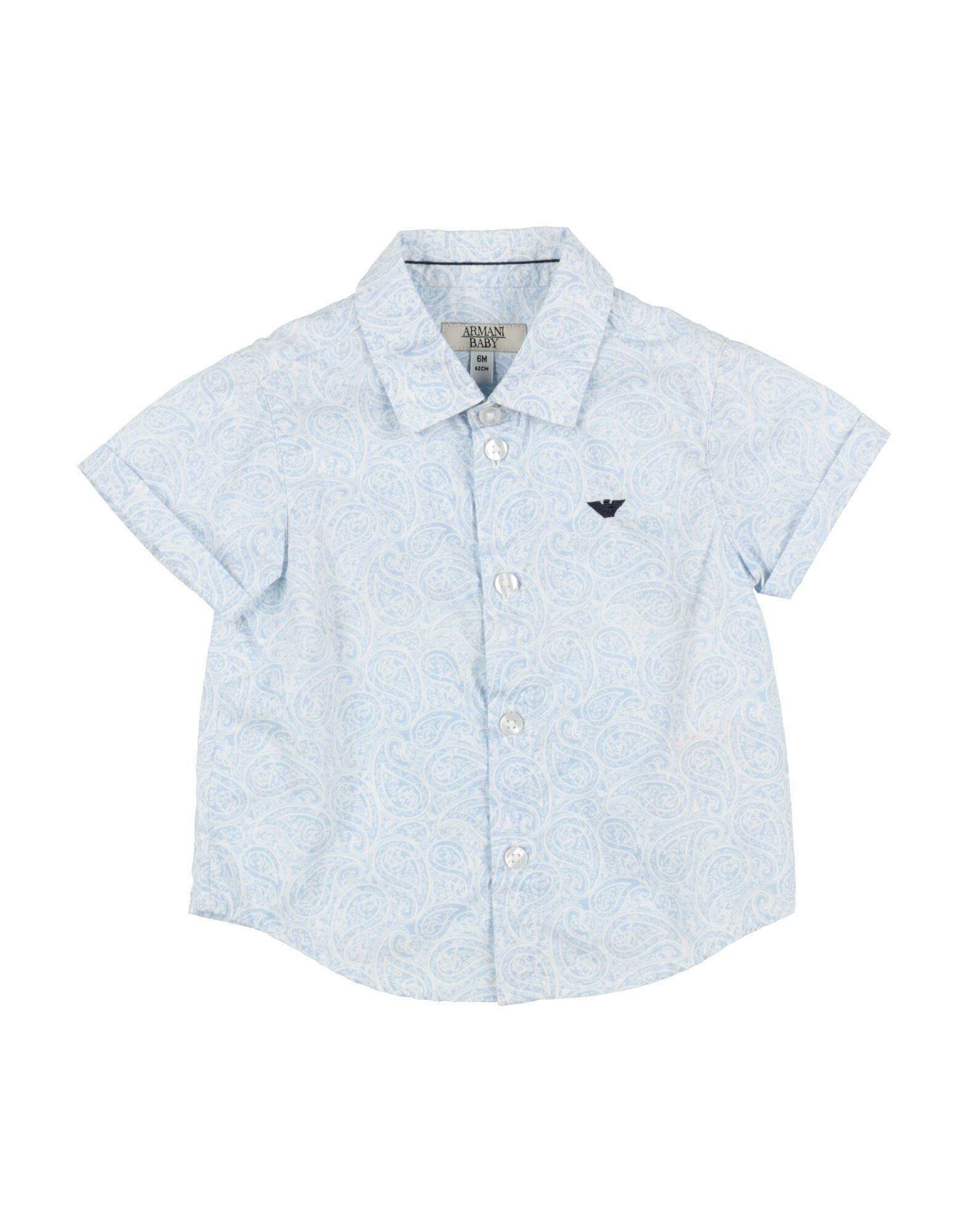 EMPORIO ARMANI Hemd Kinder Himmelblau von EMPORIO ARMANI