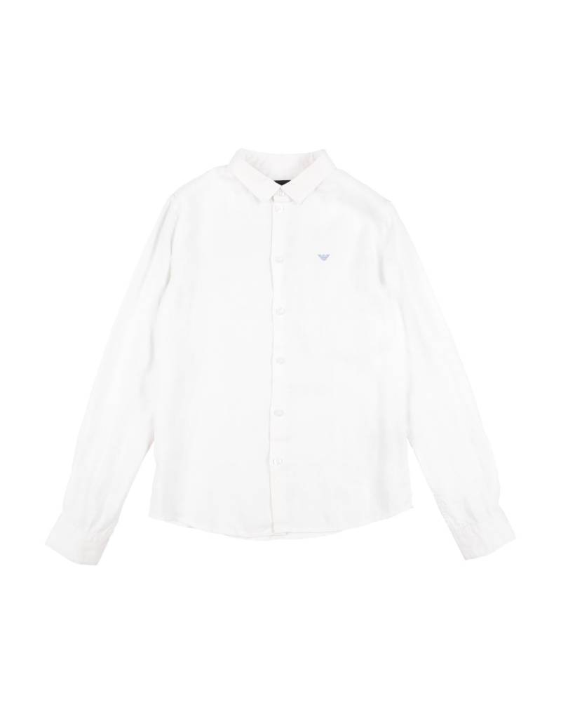 EMPORIO ARMANI Hemd Kinder Weiß von EMPORIO ARMANI