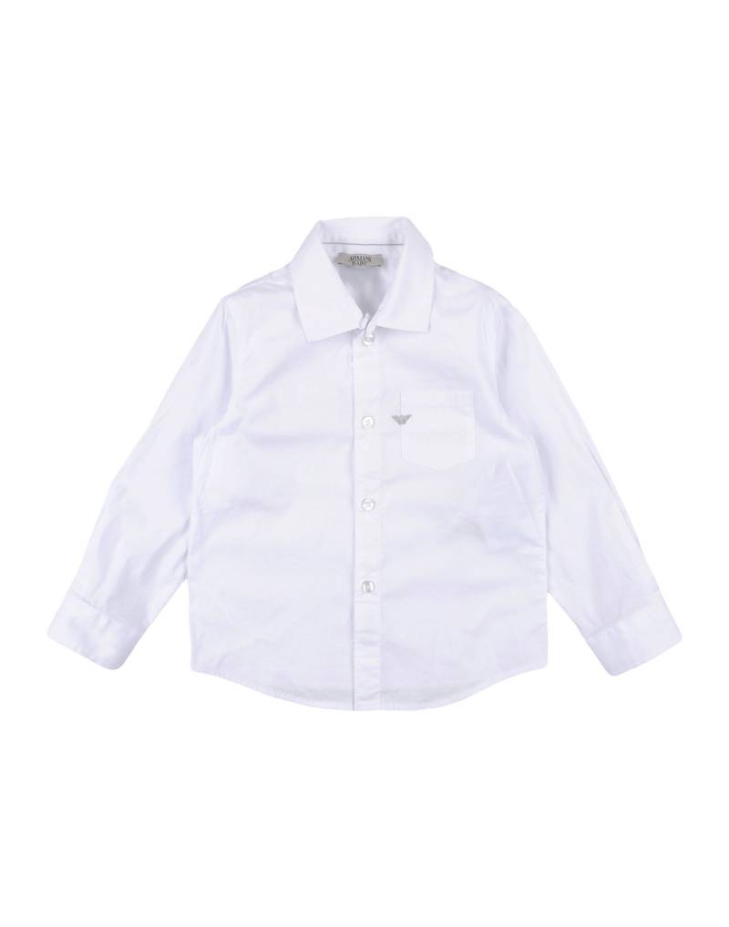 EMPORIO ARMANI Hemd Kinder Weiß von EMPORIO ARMANI