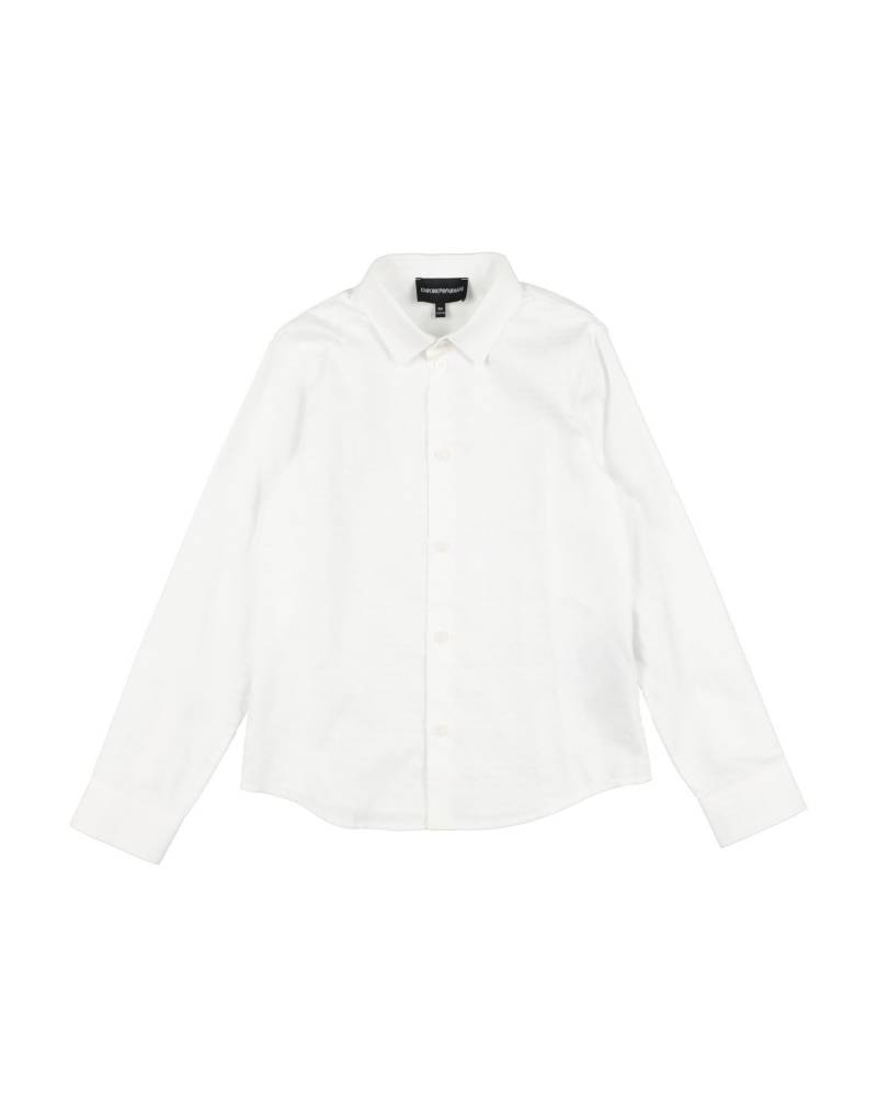 EMPORIO ARMANI Hemd Kinder Weiß von EMPORIO ARMANI