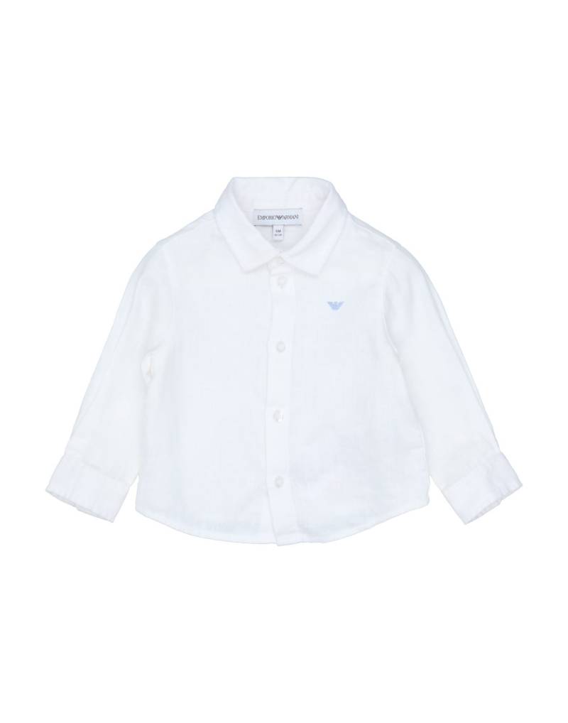 EMPORIO ARMANI Hemd Kinder Weiß von EMPORIO ARMANI