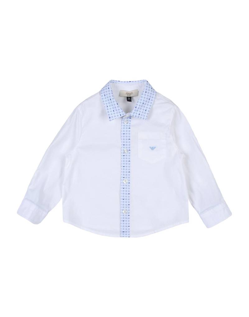 EMPORIO ARMANI Hemd Kinder Weiß von EMPORIO ARMANI