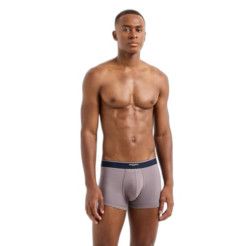 EMPORIO ARMANI Herren 2-Pack Trunk Badehose, Armani BLU/Shark, M von EMPORIO ARMANI