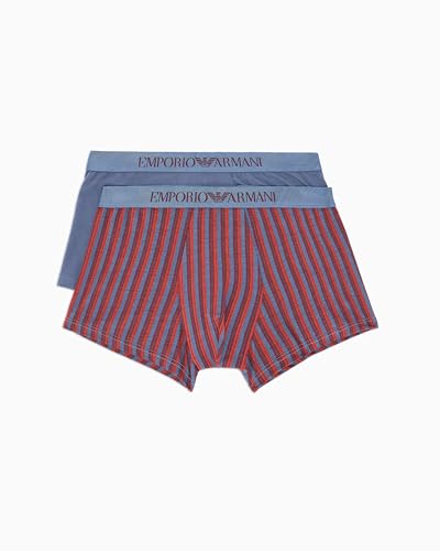 EMPORIO ARMANI Herren 2-Pack Trunks, Vert.Stripes/Vintage, L EMPORIO ARMANI Herren 2-Pack Trunks, Vert.Stripes/Vintage, L von EMPORIO ARMANI