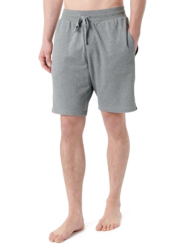 EMPORIO ARMANI Herren Bermuda Short Sweatpants, MEDIUM Grey Melange, L von EMPORIO ARMANI