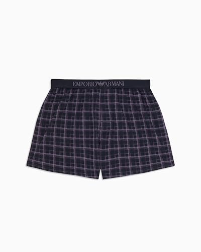 EMPORIO ARMANI Herren Boxer Retroshorts, Kariertes Armani-Blau, XL EMPORIO ARMANI Herren Boxer Retroshorts, Kariertes Armani-Blau, XL von EMPORIO ARMANI