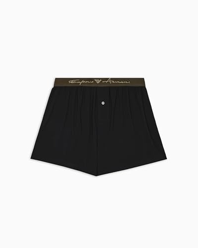 EMPORIO ARMANI Herren Boxer Retroshorts, Schwarz, M von EMPORIO ARMANI