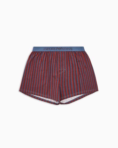 EMPORIO ARMANI Herren Boxer Retroshorts, vertikale Streifen, L von EMPORIO ARMANI