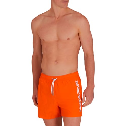 EMPORIO ARMANI Herren MID Boxer Badehose, Coral Rose, XXL von EMPORIO ARMANI