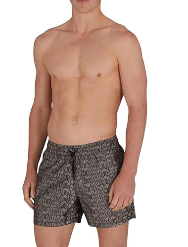 EMPORIO ARMANI Herren MID Boxer Badehose, EAGL ARM.BLU/Captain, M von EMPORIO ARMANI