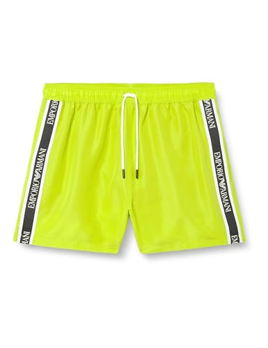 EMPORIO ARMANI Herren MID Boxer Badehose, Lime Punch, XL von EMPORIO ARMANI