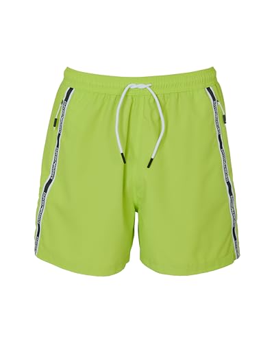 EMPORIO ARMANI Herren Mid Boxer Badehose, Neongrün (Lime Punch), M von EMPORIO ARMANI